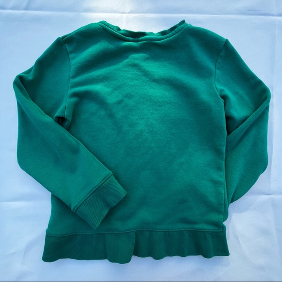 H & M Boys Size 6-8 Green Long Sleeve Dinosaur Graphic Sweater Dino Top - Picture 8 of 11